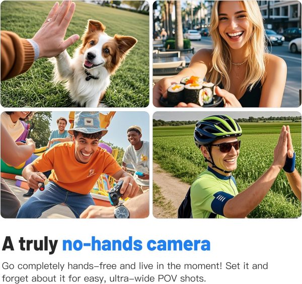 128GB FHD 1080P Mini Body Camera, Wearable Action Body Cam, Thumb Size Hands Free Recording Body Worn Camera, Premium Portable Camcorder Mount Anywhere for Work, Travel, Pet Walking (Black) - Image 6