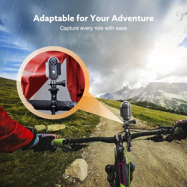 Z10 2K Action Camera, 128GB Wearable Sports Camera with Waterproof Case, Magnetic Clip, and Quick-Mount Accessories, Small Body Cam for Cycling, Diving, Travel, and Outdoor Adventures - Image 7